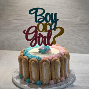 Gender Reveal cake