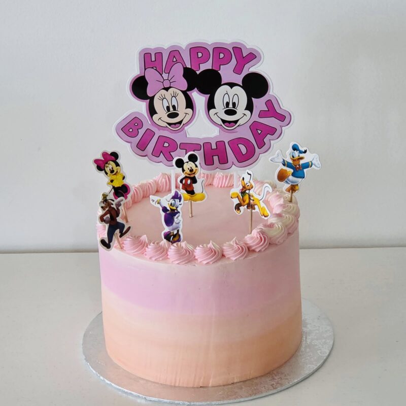 Gâteau effet dégradé